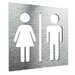 Semn pentru wc femeie si barbat